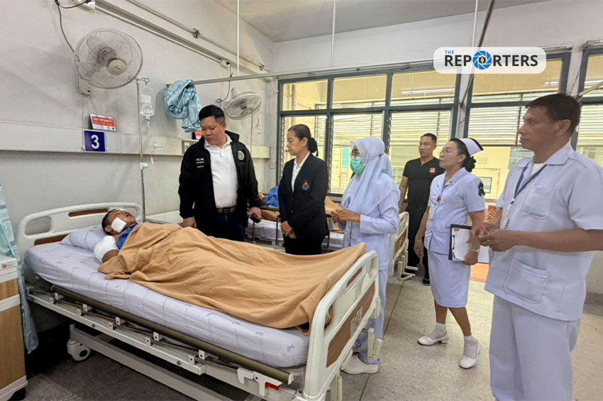 คนร้ายซุ่มยิงทหารพรานเจ็บ 4 ราย ที่ อ.จะแนะ จ.นราธิวาส ขณะปฏิบัติหน้าที่