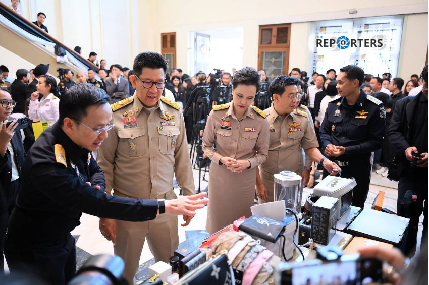 ‘เอกนิติ-ศุภจี’ นำแถลงผลการปราบสินค้าละเมิดฯ 6 เดือน จับ 332 คดี เสียหายทะลุ 2,300 ล้าน