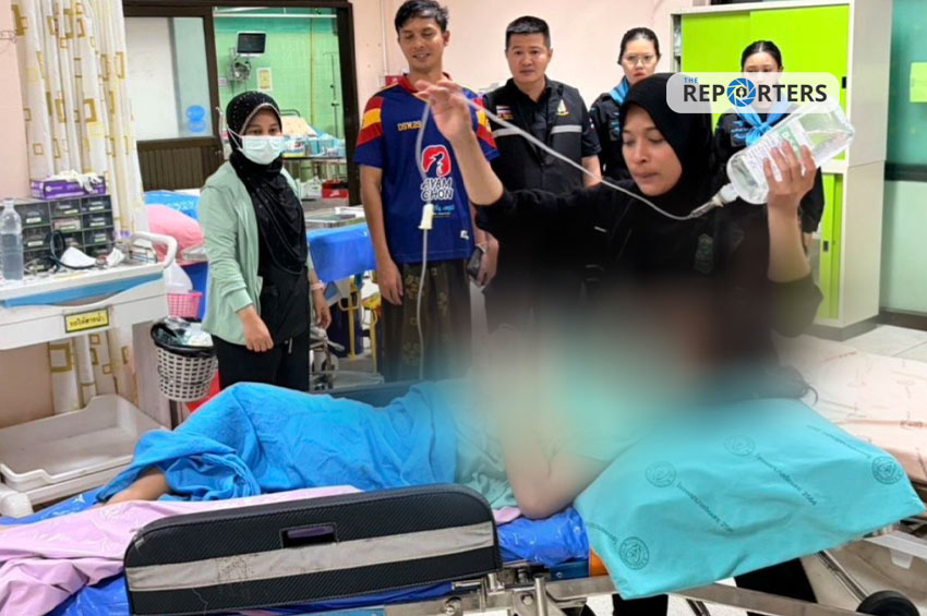 คนร้ายดักซุ่มยิงสิบเอกทหารบาดเจ็บสาหัส หลานสาววัย 9 ปี ถูกลูกหลง